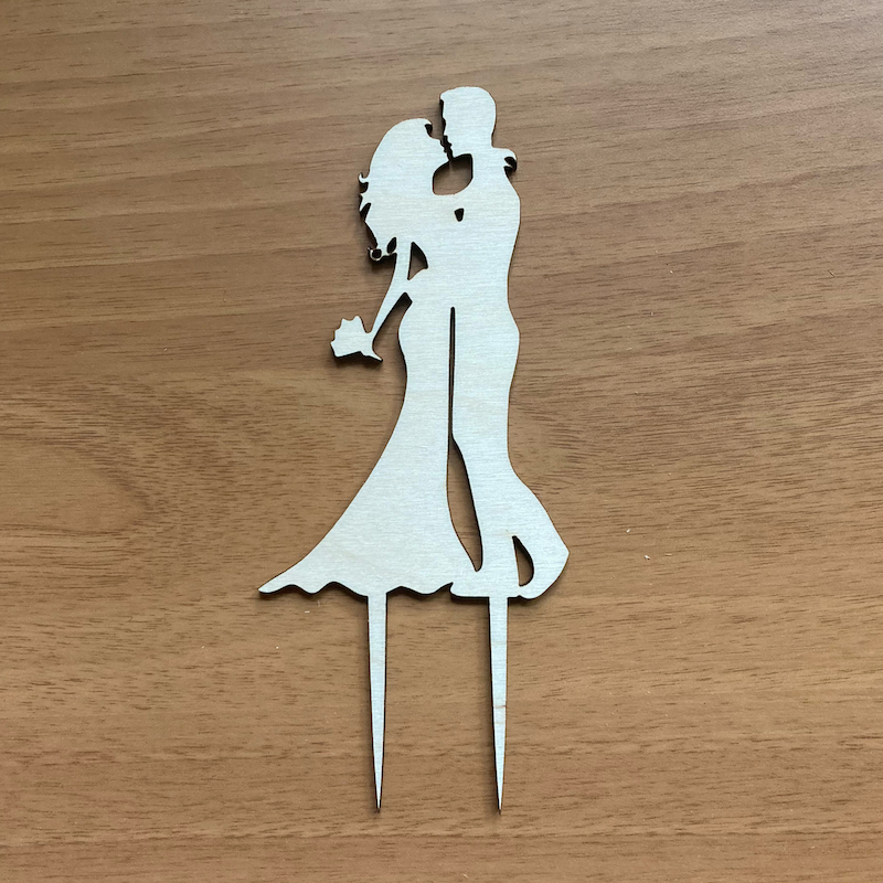 Zápich do dortu - Novomanželé + příjmení