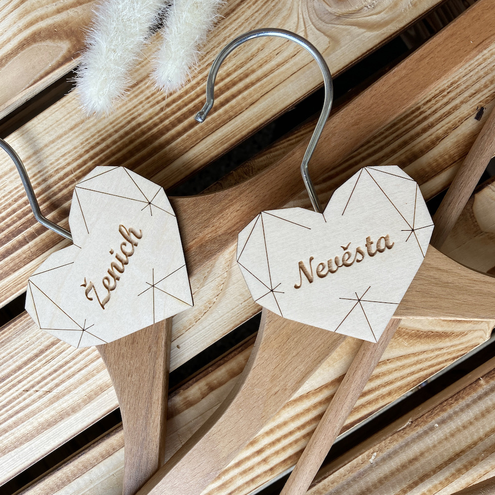 Svatební ramínko - Ženich