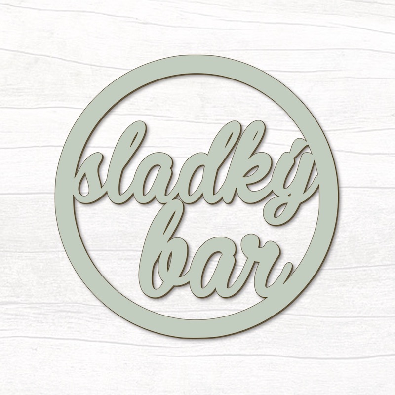 Sladký bar v kruhu (mint)