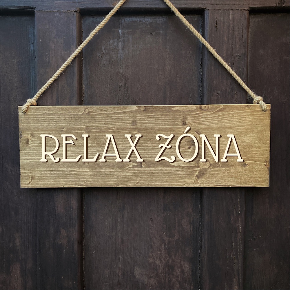 Svatební cedule - RELAX ZONA