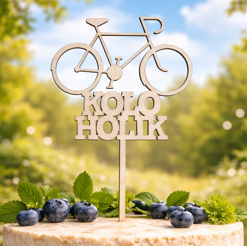 Zápich do dortu pro cyklistu - KOLOHOLIK