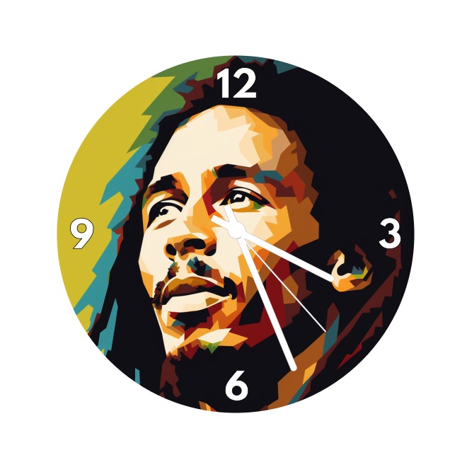 Nástěnné hodiny - Bob Marley