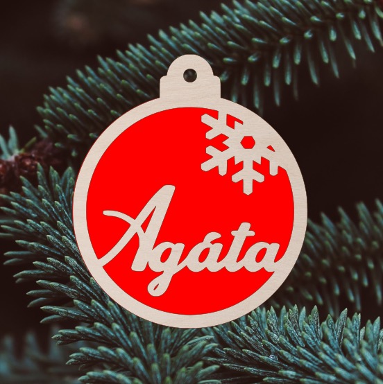 Dřevěná barevná ozdoba se jménem