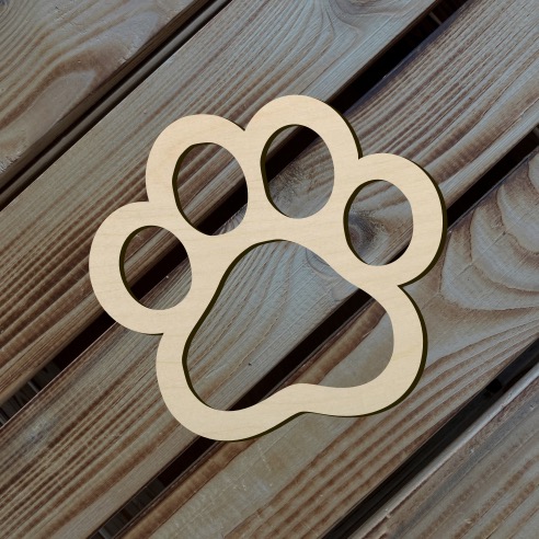 Dřevěná kočičí tlapka