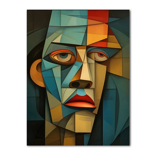 Obraz na plátně - Mužská tvář