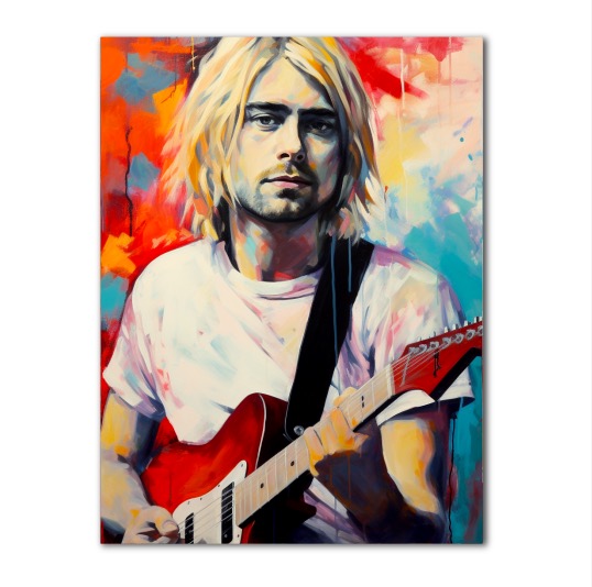 Obraz na plátně - Kurt Cobain