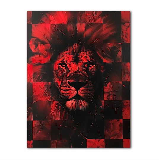 Moderní obraz - Red lion