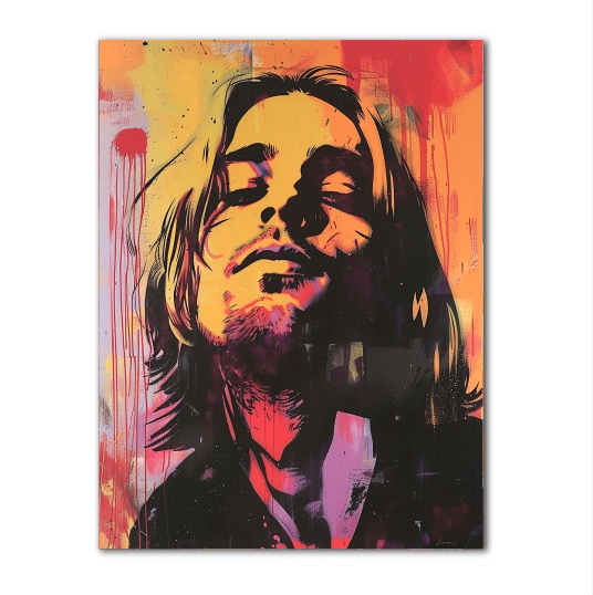 Obraz na plátně - Kurt Cobain