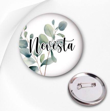 Svatební placka - Nevěsta