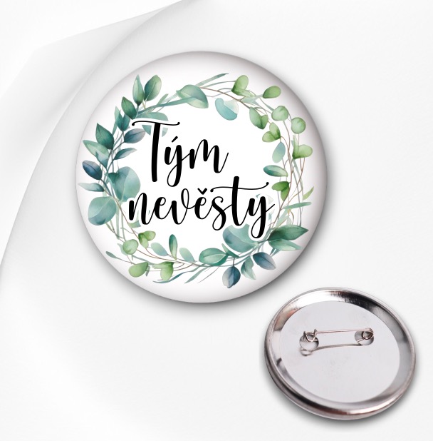 Svatební placka - Tým nevěsty