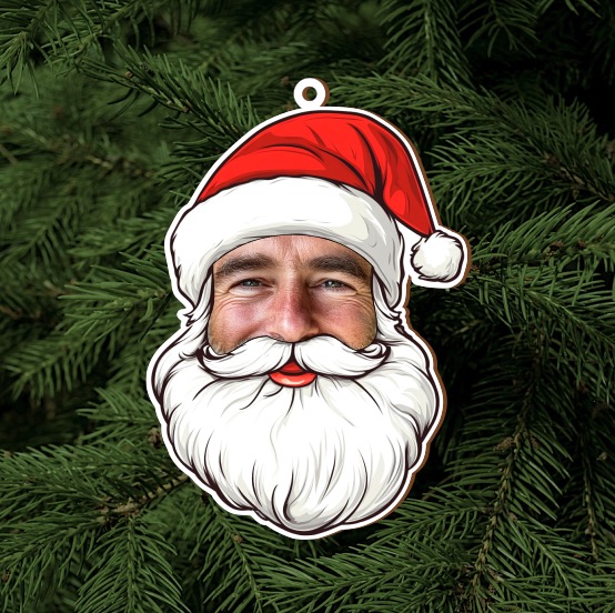 Santa Claus s vlastním obličejem