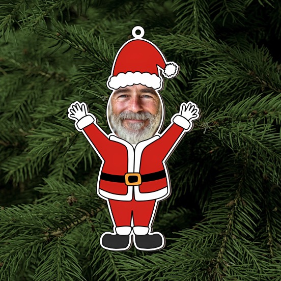 Santa Claus s vlastním obličejem