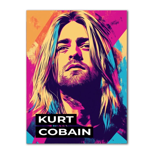 Obraz na plátně - Kurt Cobain