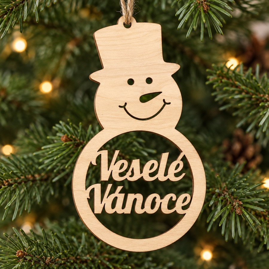 Vánoční ozdoba Veselé Vánoce