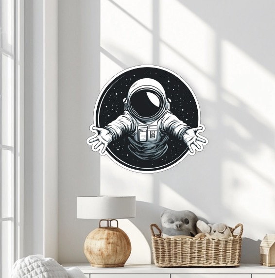 Dekorace na zeď - Kosmonaut