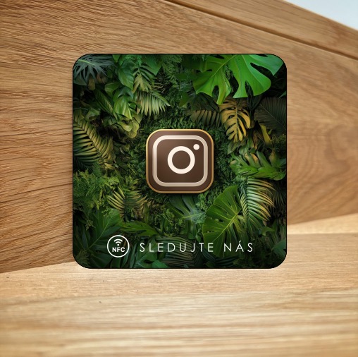 NFC destička pro Instagram