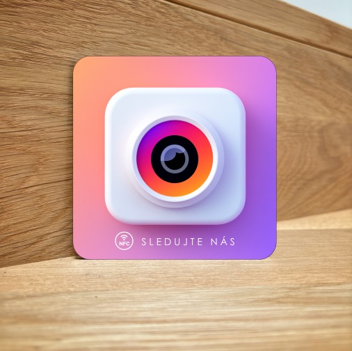NFC destička pro Instagram