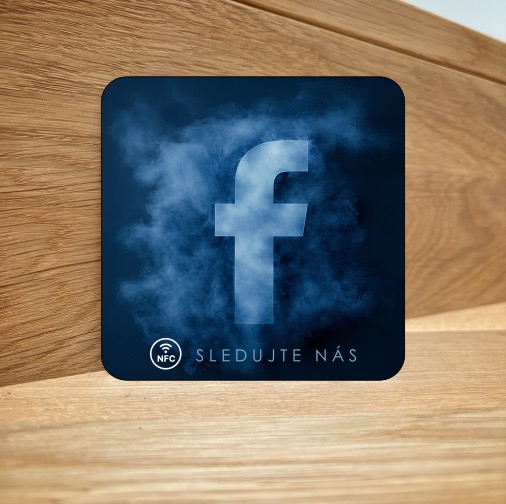NFC destička pro Facebook