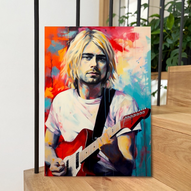 Hrající obraz - Kurt Cobain