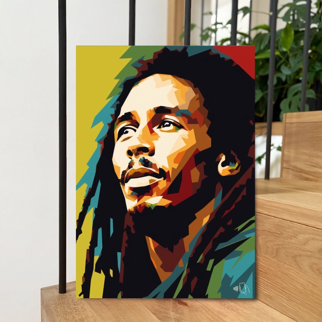 Hrající obraz - Bob Marley