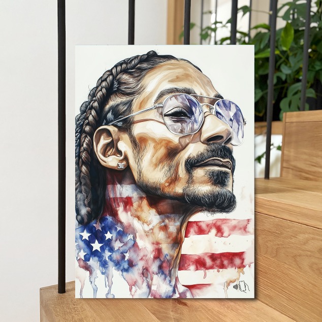 Hrající obraz - Snoop Dogg