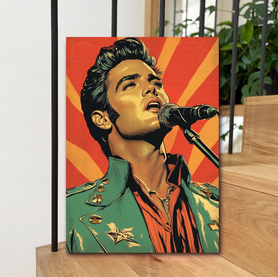 Hrající obraz - Elvis