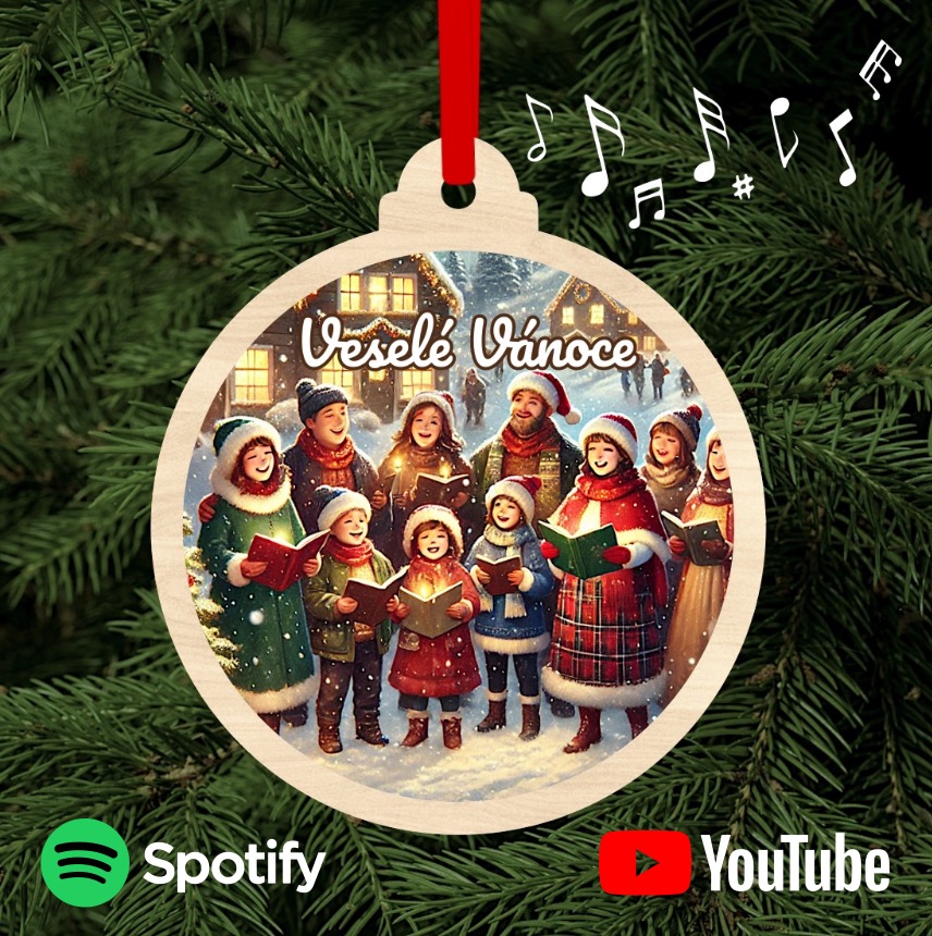 Ozdoba hrající vánoční koledy