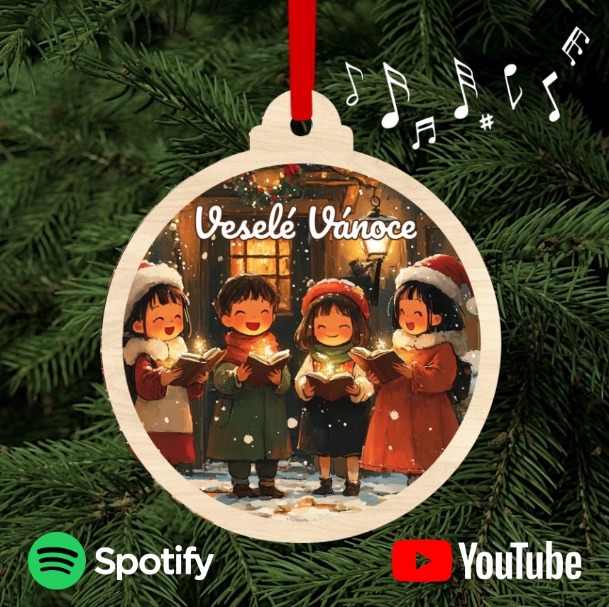 Ozdoba hrající vánoční koledy