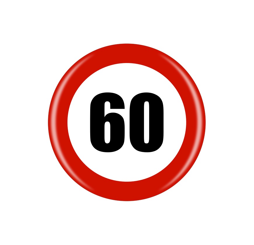 Narozeninová připínací placka (60)