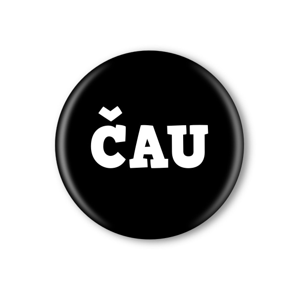 Připínací placka s vlastním nápisem