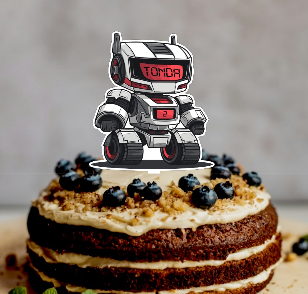 Zápich do dortu - Robot se jménem a rokem