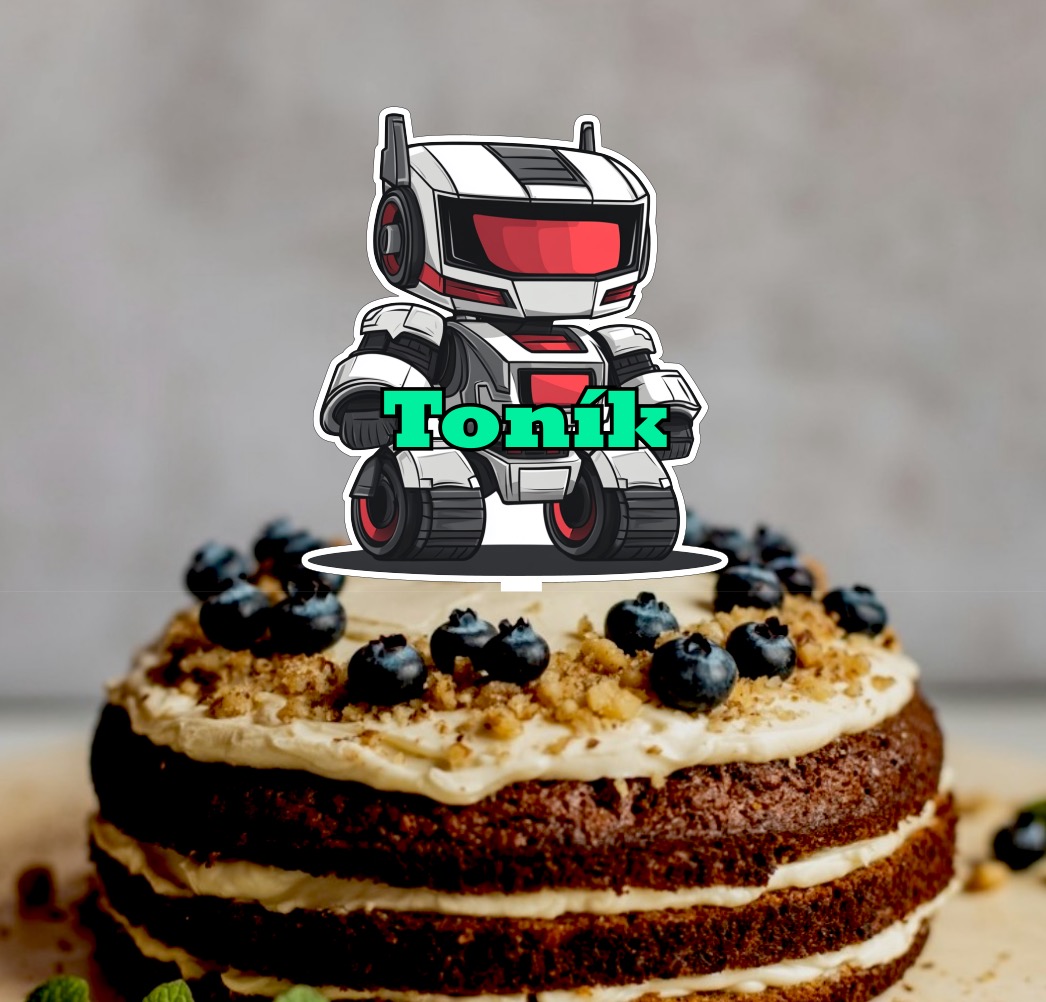 Zápich do dortu - Robot se jménem