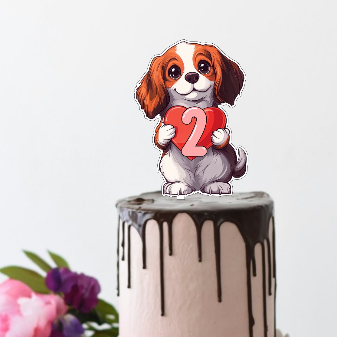 Zápich do dortu - Pejsek s rokem na přání