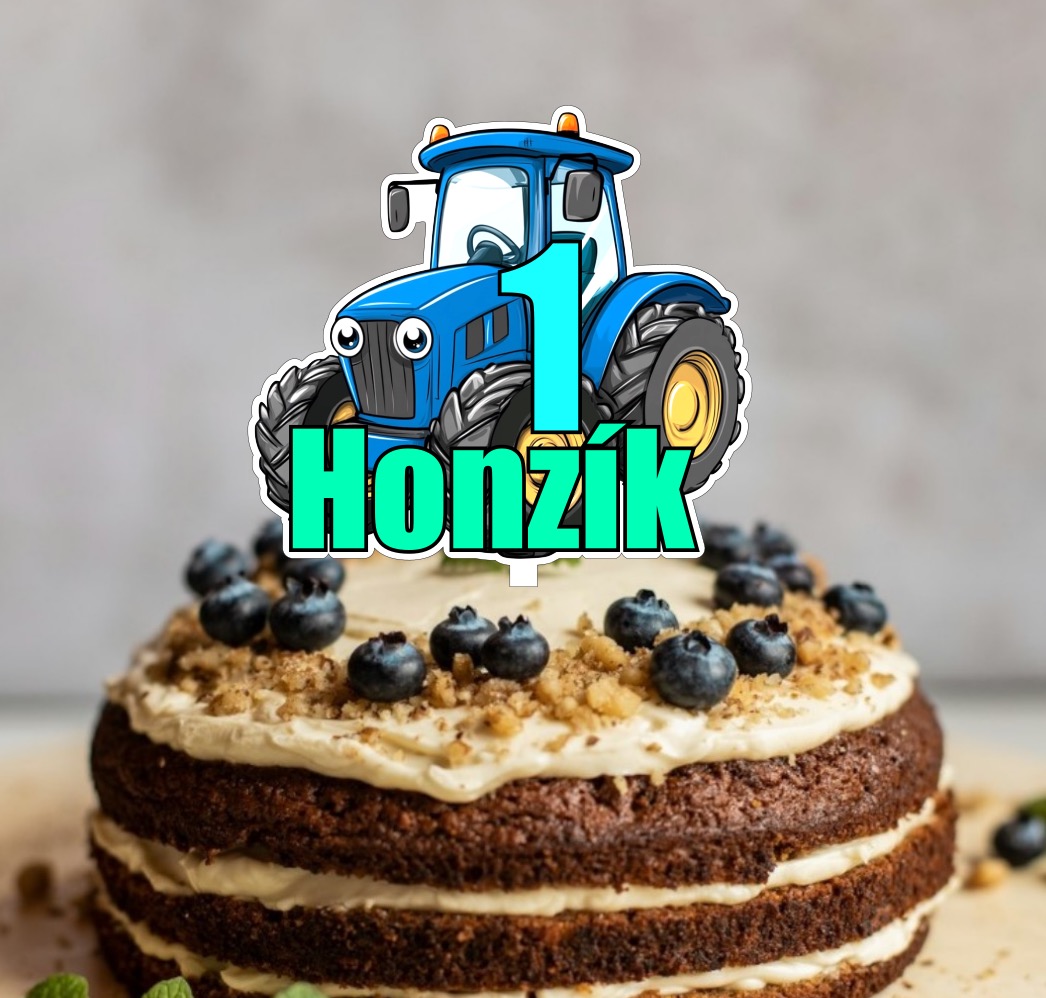 Zápich do dortu - Traktor se jménem a rokem
