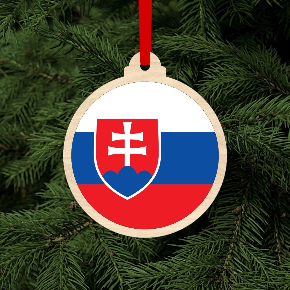 Dřevěná vánoční ozdoba - Slovensko