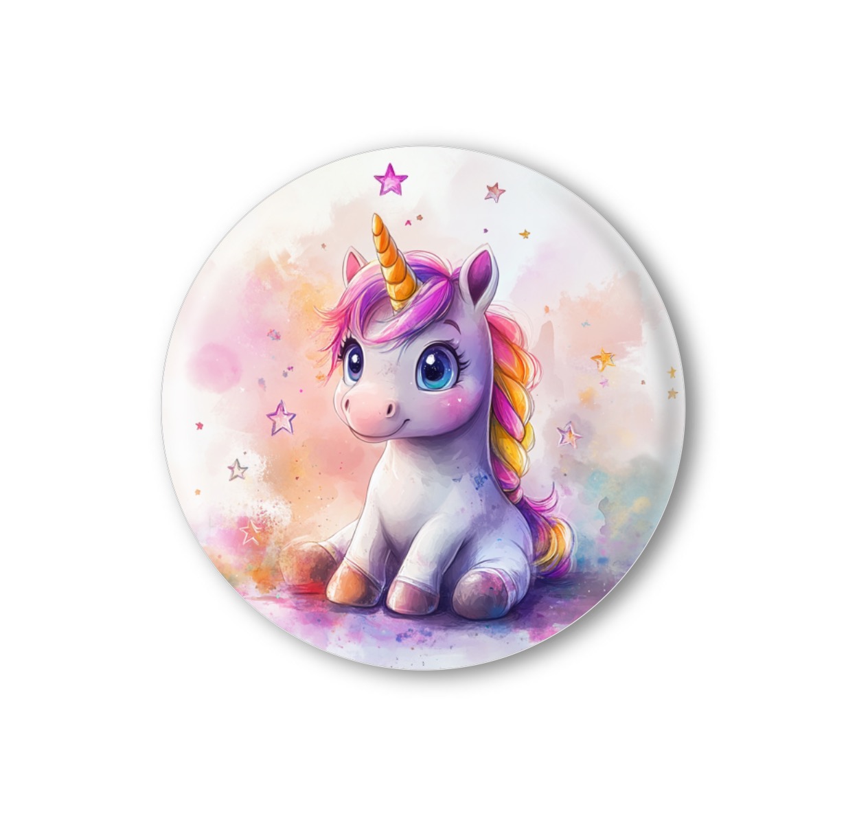 Připínací placka - Jednorožec