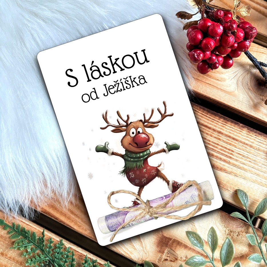 Vánoční přání na peníze