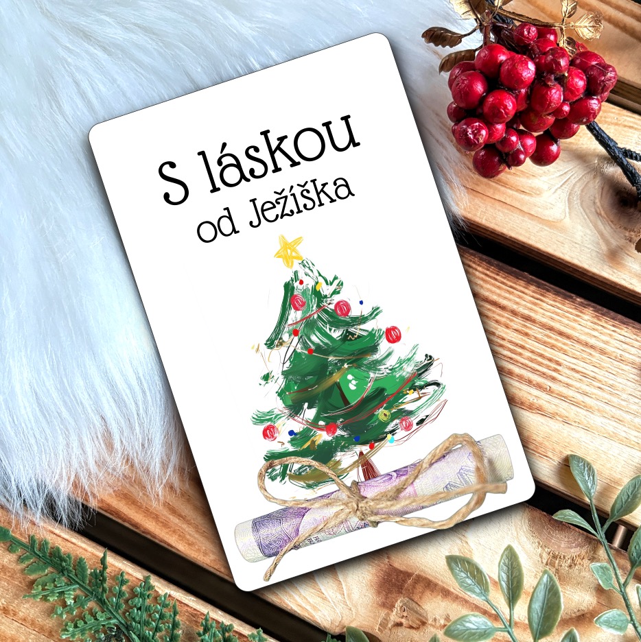 Vánoční přání na peníze