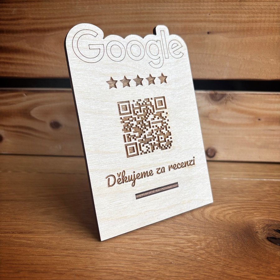 NFC / QR hodnocenka pro Google recenze