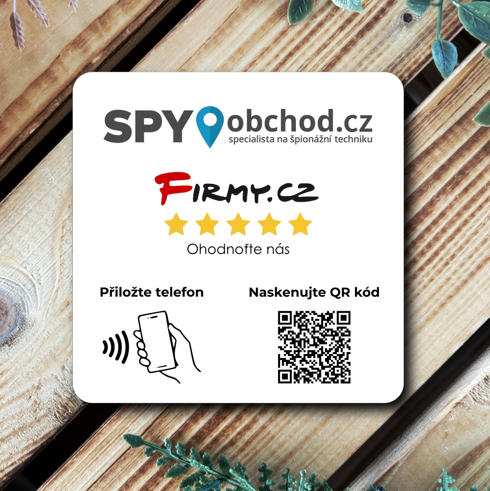 NFC / QR destička pro Firmy.cz recenze s vlastním logem
