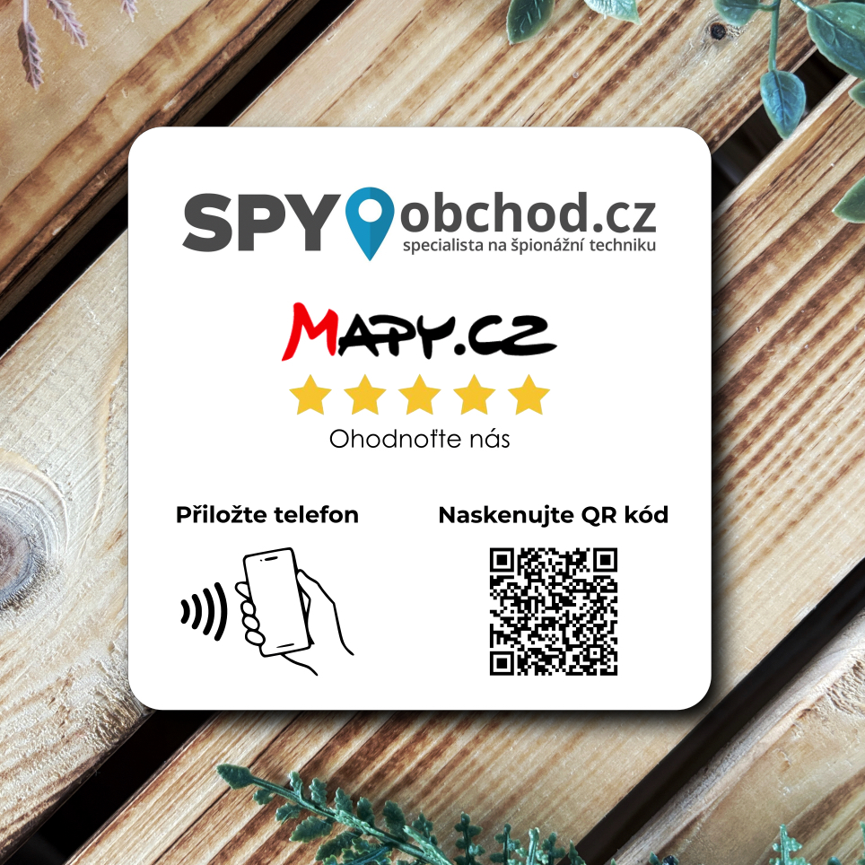 NFC / QR destička pro Mapy.cz recenze s vlastním logem