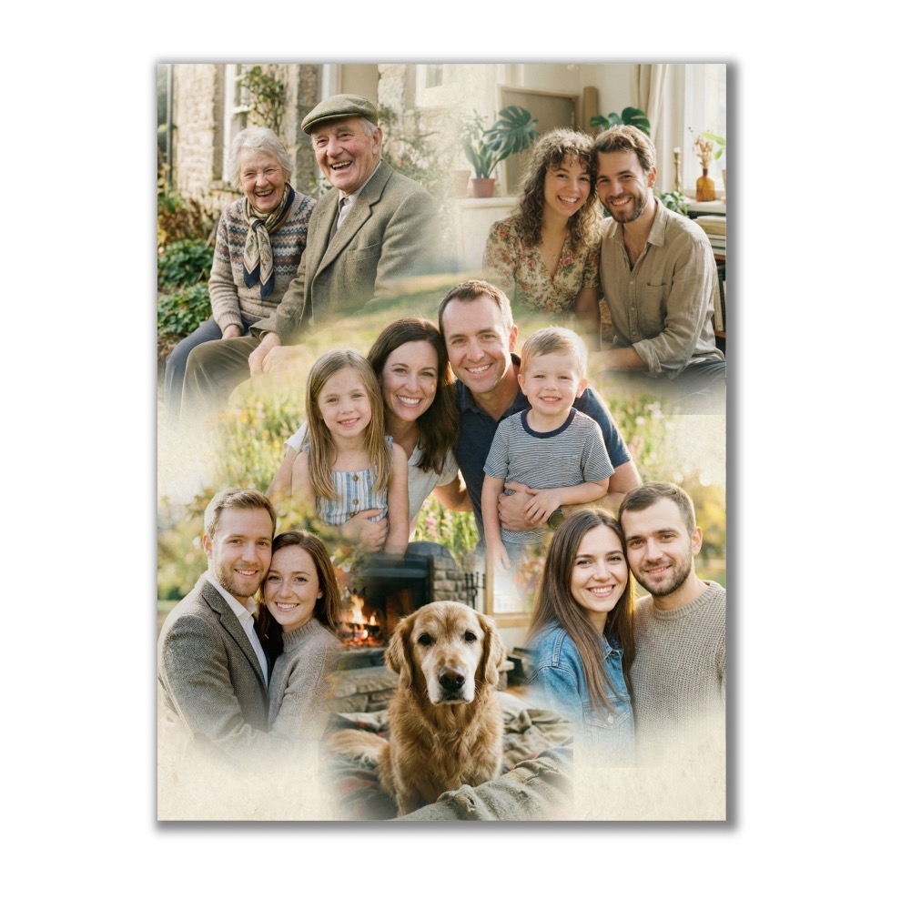 Obraz na plátně - Fotokoláž z až 8 fotek