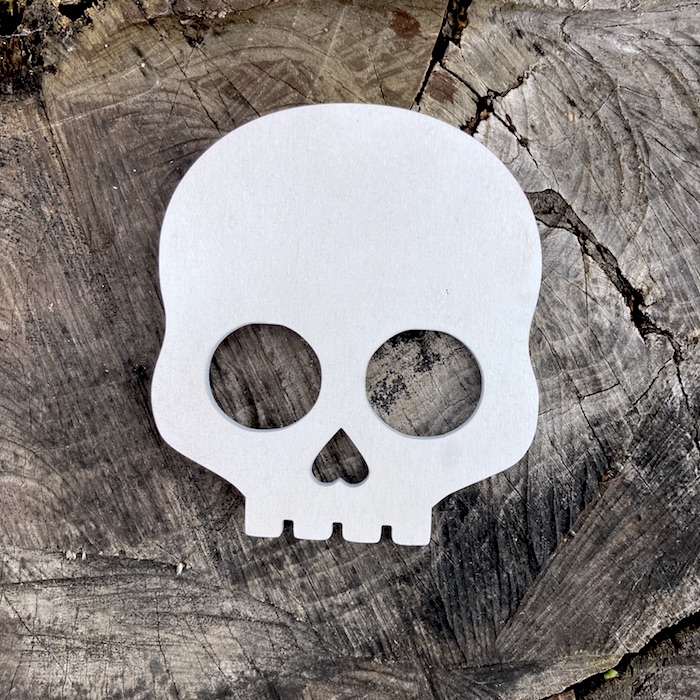 Dekorace na Halloween - lebka