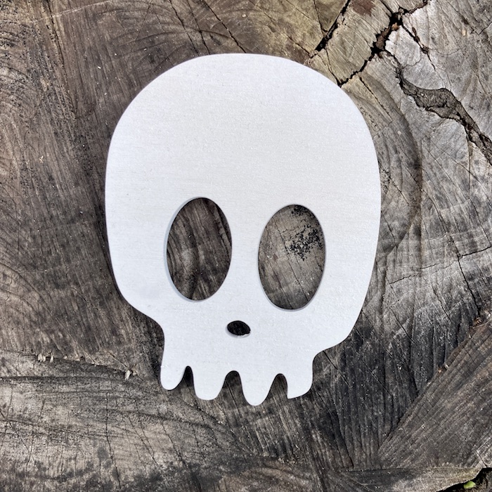 Dekorace na Halloween - lebka