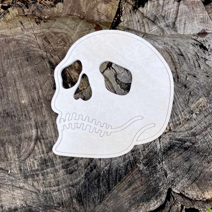 Dekorace na Halloween - lebka