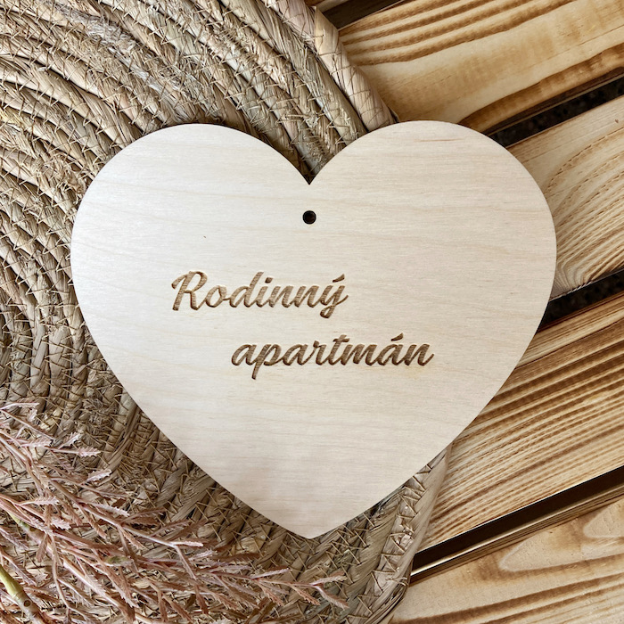 Dřevěné srdce - Rodinný apartmán