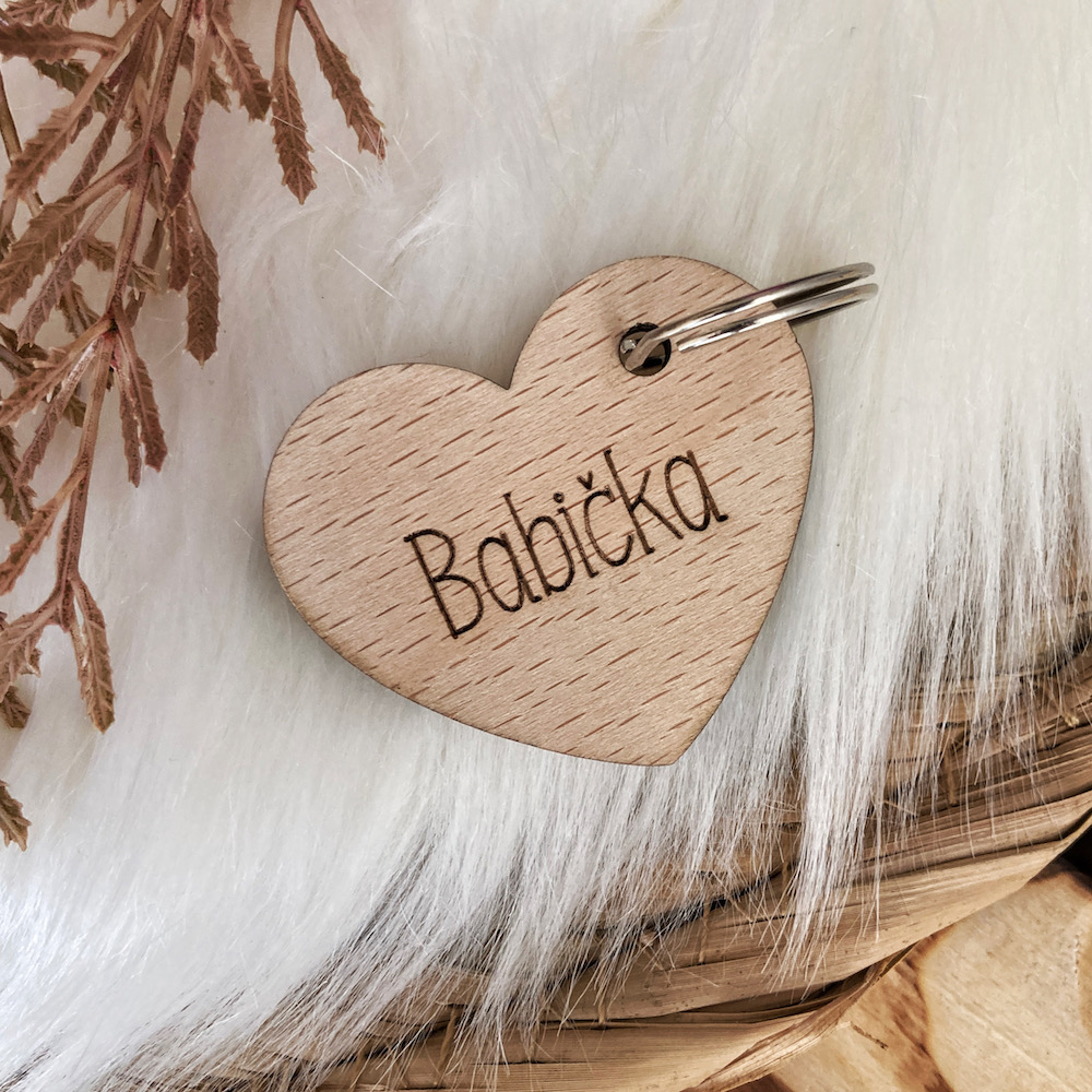 Přívěsek na klíče - Babička