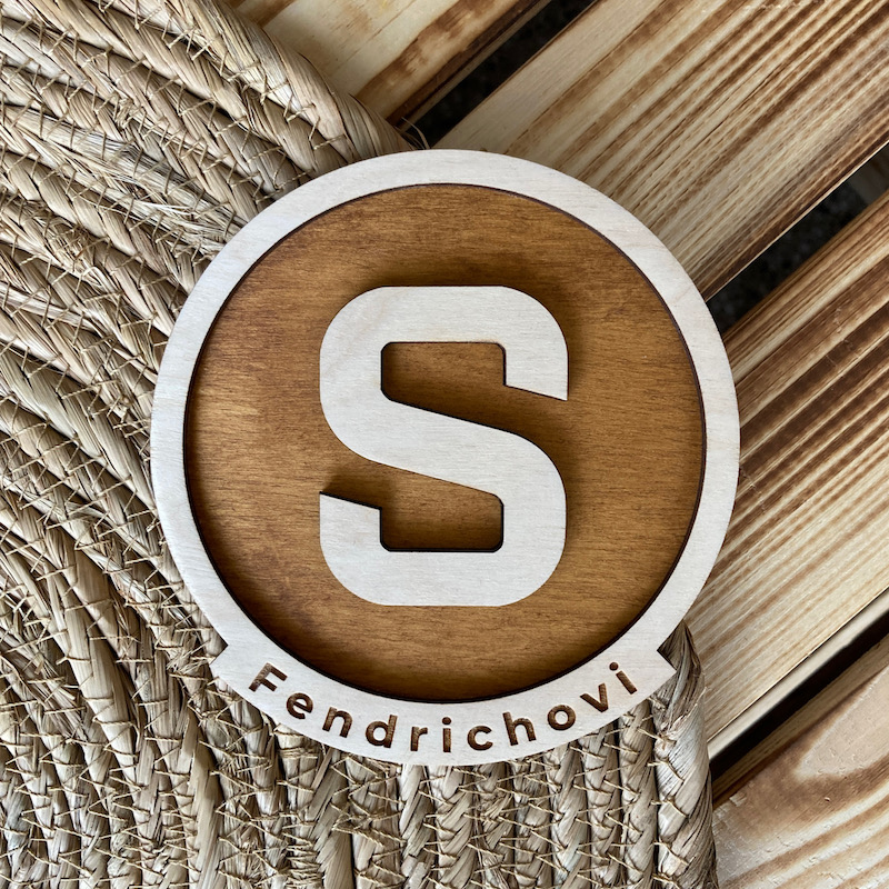 3D jmenovka na dveře