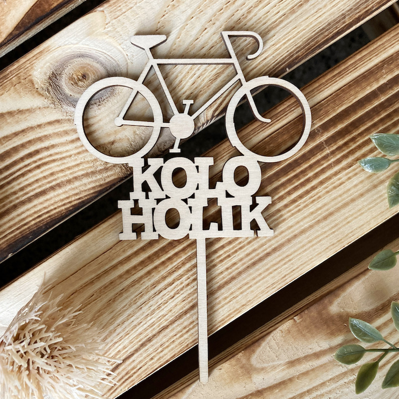 Zápich do dortu pro cyklistu - KOLOHOLIK