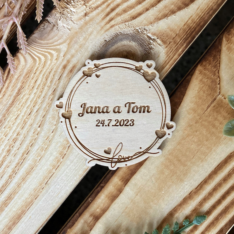 Svatební magnetky
